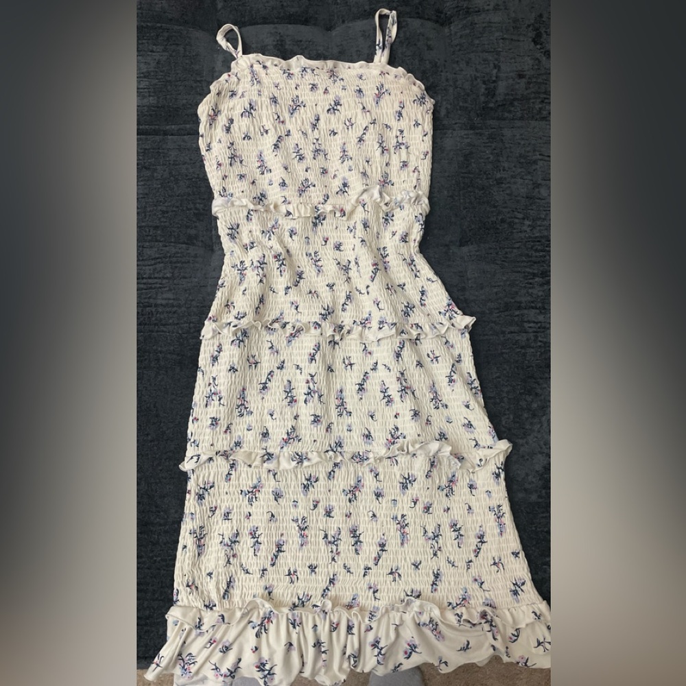 Floral Ruffle Maxi Dress